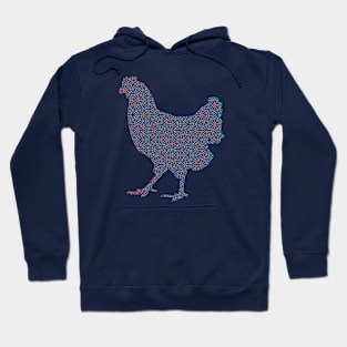 Patterned Chicken Hoodie